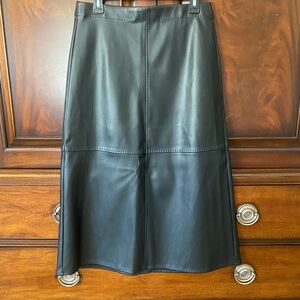 Max Studio Black Midi Skirt